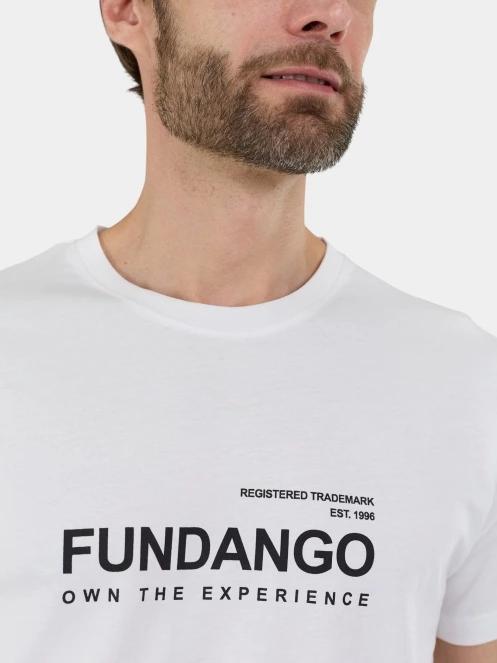 Fundango Vital Graphic-T férfi rövid ujjú póló fehér színben 6