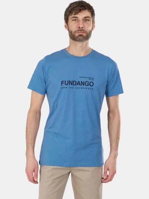 Fundango Vital Graphic-T férfi rövid ujjú póló kék színben 2