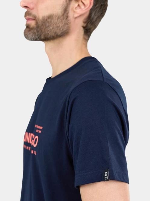 Fundango Vital Graphic-T férfi rövid ujjú póló sötétkék színben 7