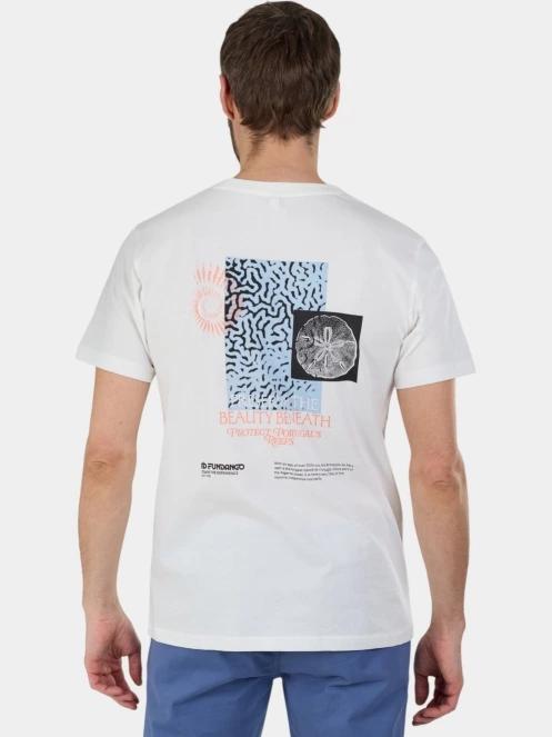 Fundango Breaker Graphic-T férfi rövid ujjú póló fehér színben 3