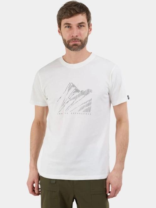 Fundango Montes Graphic-T férfi rövid ujjú póló fehér színben 2