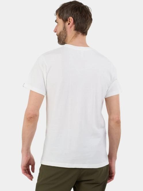 Fundango Montes Graphic-T férfi rövid ujjú póló fehér színben 3