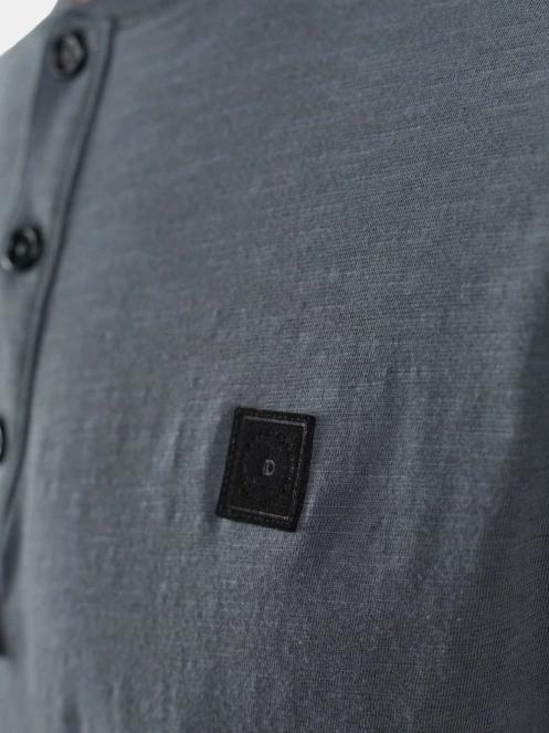 Fundango Phase Henley T-shirt férfi rövid ujjú póló szürke színben 7