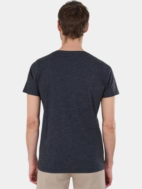 Fundango Jaggy II Structured T-shirt férfi rövid ujjú póló fekete színben 3