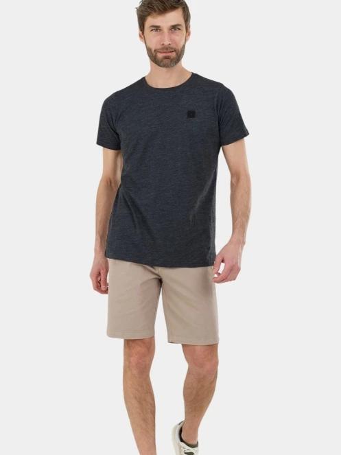 Fundango Jaggy II Structured T-shirt férfi rövid ujjú póló fekete színben 5