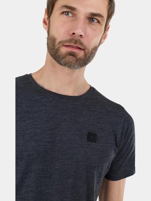 Fundango Jaggy II Structured T-shirt férfi rövid ujjú póló fekete színben 6