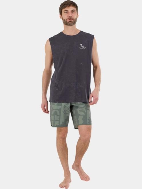 Fundango Alon II Surf Tank-T férfi atléta fekete színben 4