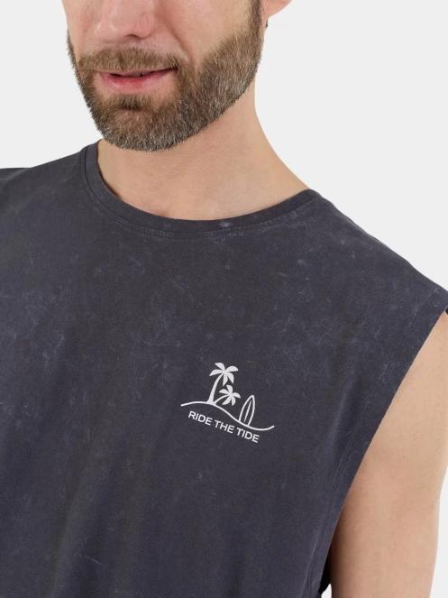 Fundango Alon II Surf Tank-T férfi atléta fekete színben 6