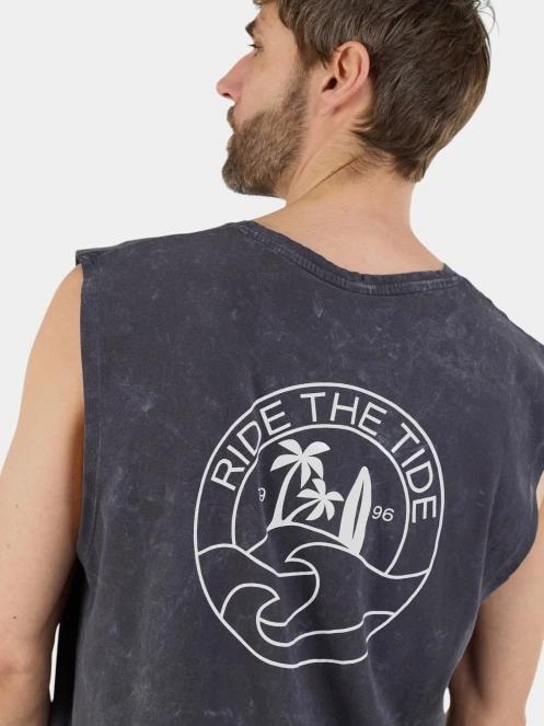 Fundango Alon II Surf Tank-T férfi atléta fekete színben 9
