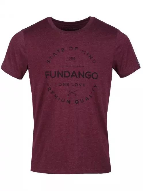 Fundango Basic T Logo 2 férfi rövid ujjú póló piros színben 4