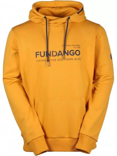 Fundango Hoover Hooded sweatshirt férfi kapucnis pulóver narancssárga színben 5