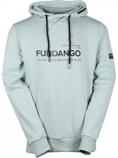 Fundango Hoover Hooded sweatshirt férfi kapucnis pulóver zöld színben 5