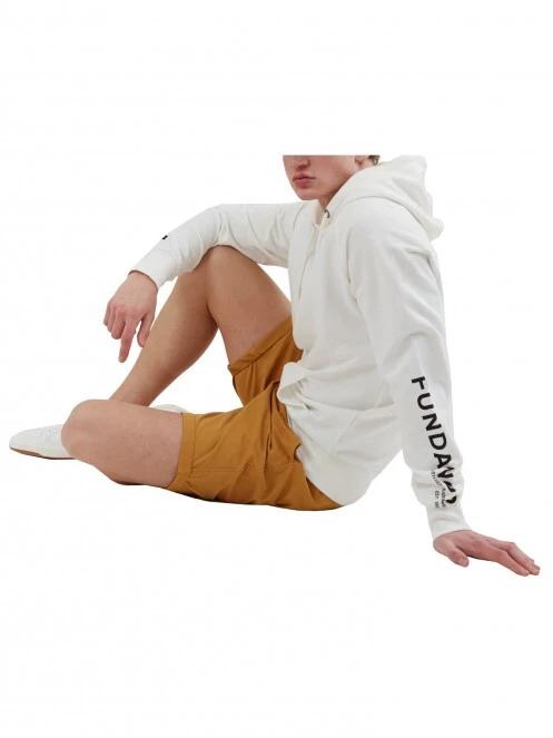 Fundango Talis Hooded Sweatshirt férfi kapucnis pulóver fehér színben 5