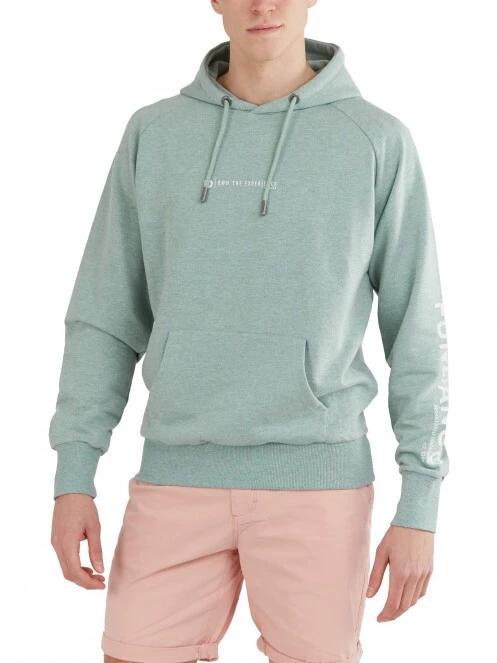 Fundango Talis Hooded Sweatshirt férfi kapucnis pulóver zöld színben 2