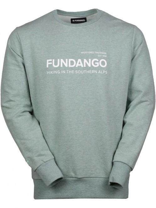 Fundango Warren Sweatshirt férfi pulóver zöld színben 7