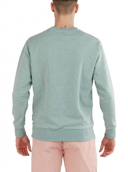 Fundango Warren Sweatshirt férfi pulóver zöld színben 3