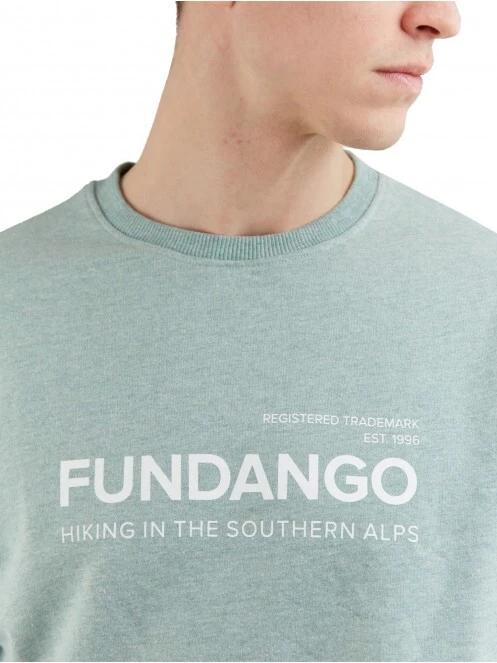 Fundango Warren Sweatshirt férfi pulóver zöld színben 5