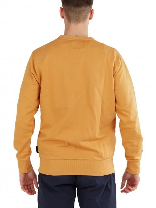 Fundango Warren Sweatshirt férfi pulóver sárga színben 3