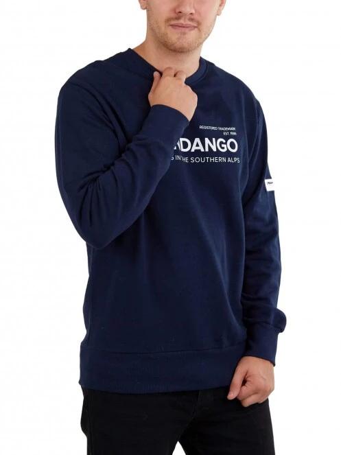 Fundango Warren Sweatshirt férfi pulóver kék színben 4