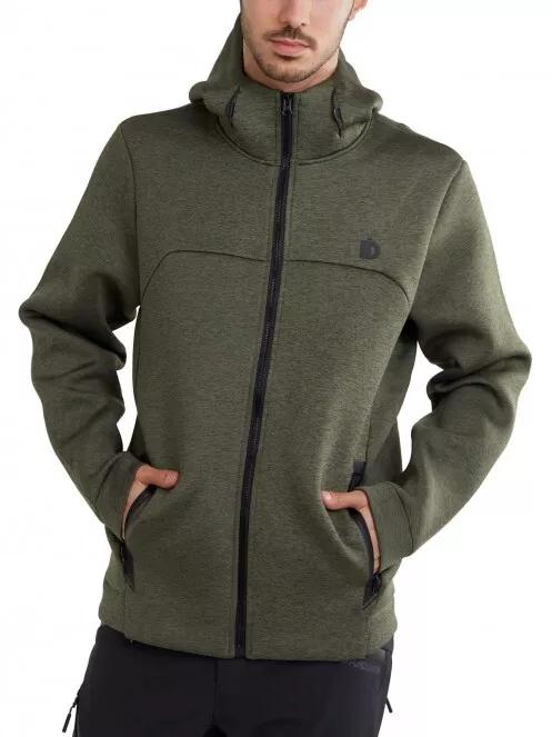 Fundango Hamal Tech Hoodie férfi kapucnis pulóver oliva színben 2