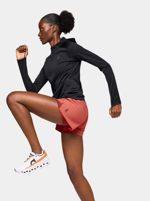 ON Climate Zip Hoodie női kapucnis pulóver fekete színben 5