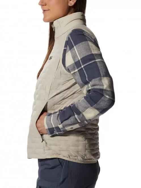 Mountain Hardwear Stretchdown Light Vest női mellény homok színben 4