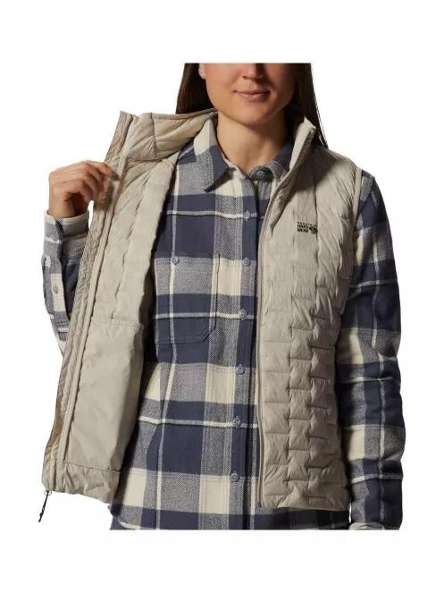 Mountain Hardwear Stretchdown Light Vest női mellény homok színben 6