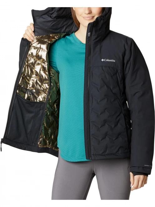 Columbia Grand Trek II Down Jacket női pehelykabát fekete színben 6