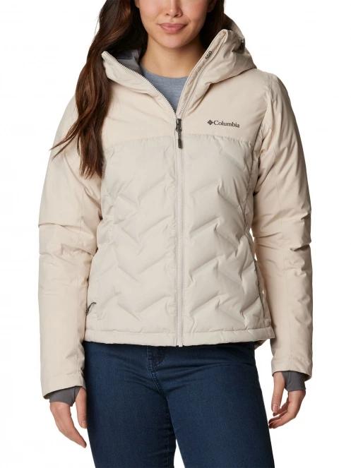 Columbia Grand Trek II Down Jacket női pehelykabát homok színben 2