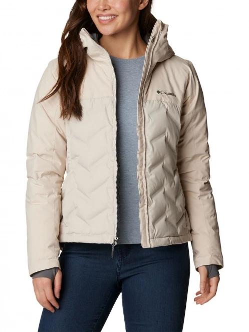 Columbia Grand Trek II Down Jacket női pehelykabát homok színben 5
