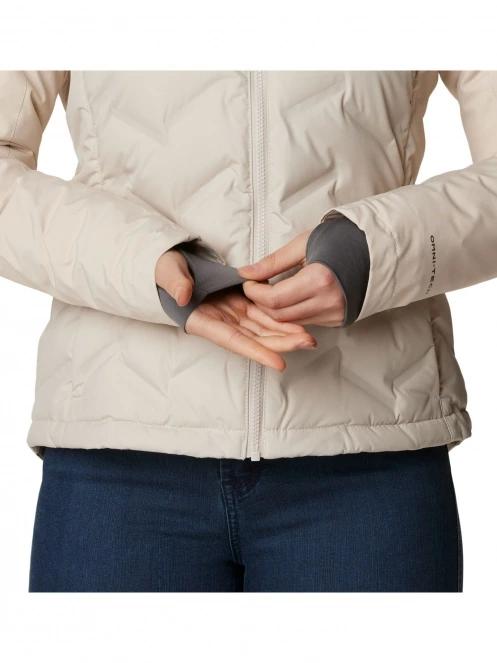 Columbia Grand Trek II Down Jacket női pehelykabát homok színben 8
