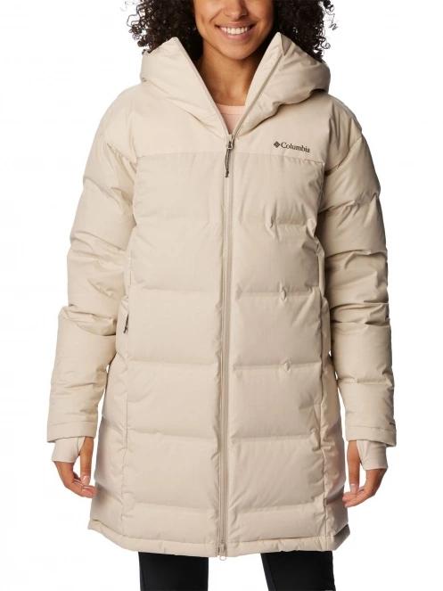 Columbia Opal Hill Mid Down Jacket női pehelykabát homok színben 2