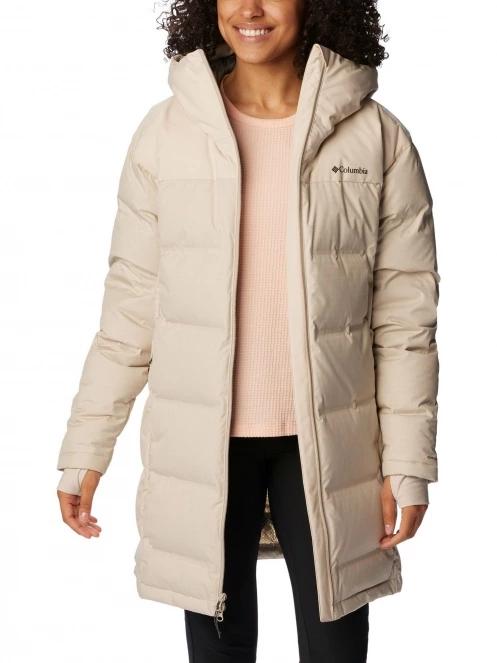 Columbia Opal Hill Mid Down Jacket női pehelykabát homok színben 5