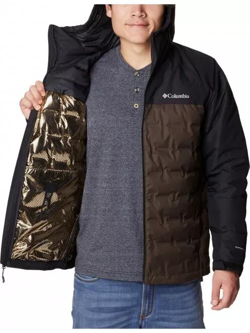 Columbia Grand Trek II Down Hooded Jacket férfi pehelykabát barna színben 5