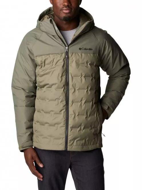 Columbia Grand Trek II Down Hooded Jacket férfi pehelykabát zöld színben 2