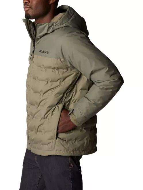 Columbia Grand Trek II Down Hooded Jacket férfi pehelykabát zöld színben 4