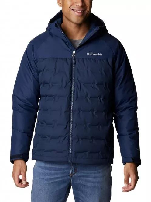 Columbia Grand Trek II Down Hooded Jacket férfi pehelykabát kék színben 2