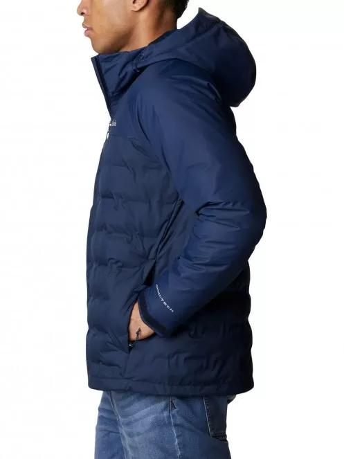 Columbia Grand Trek II Down Hooded Jacket férfi pehelykabát kék színben 4