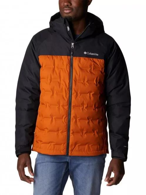 Columbia Grand Trek II Down Hooded Jacket férfi pehelykabát narancssárga színben 2