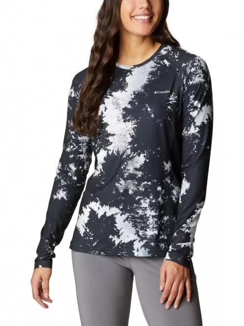 Columbia W Omni-Heat Infinity Knit LS Crew női aláöltöző felső fekete színben 2