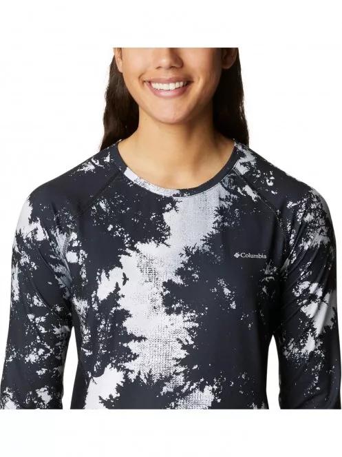 Columbia W Omni-Heat Infinity Knit LS Crew női aláöltöző felső fekete színben 5