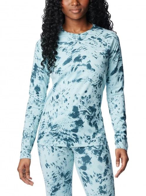 Columbia W Omni-Heat Infinity Knit Long Sleeve Crew női aláöltöző felső kék színben 2