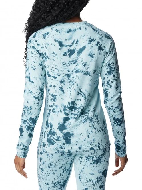 Columbia W Omni-Heat Infinity Knit Long Sleeve Crew női aláöltöző felső kék színben 4