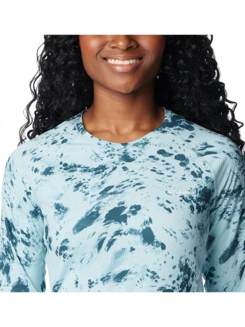 Columbia W Omni-Heat Infinity Knit Long Sleeve Crew női aláöltöző felső kék színben 5