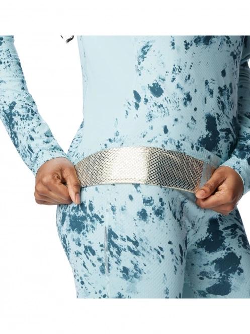 Columbia W Omni-Heat Infinity Knit Long Sleeve Crew női aláöltöző felső kék színben 6