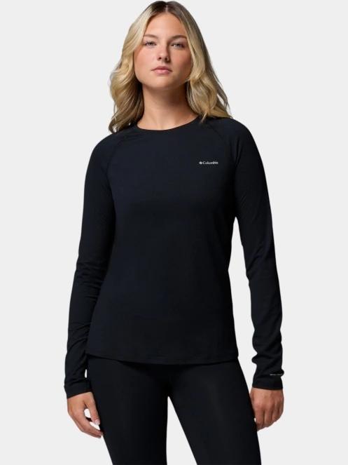 Columbia Omni-Heat Infinity Knit Long Sleeve Crew női aláöltöző felső fekete színben 2