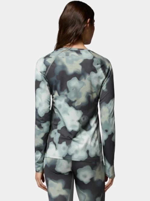 Columbia Omni-Heat Infinity Knit Long Sleeve Crew női aláöltöző felső sötétzöld színben 4