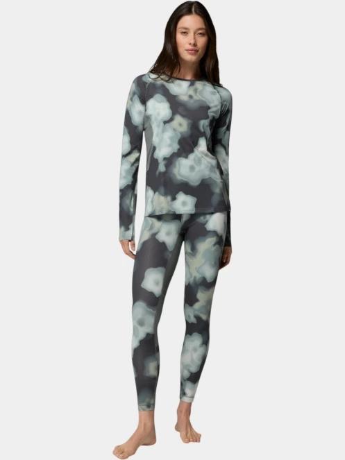 Columbia Omni-Heat Infinity Knit Long Sleeve Crew női aláöltöző felső sötétzöld színben 5