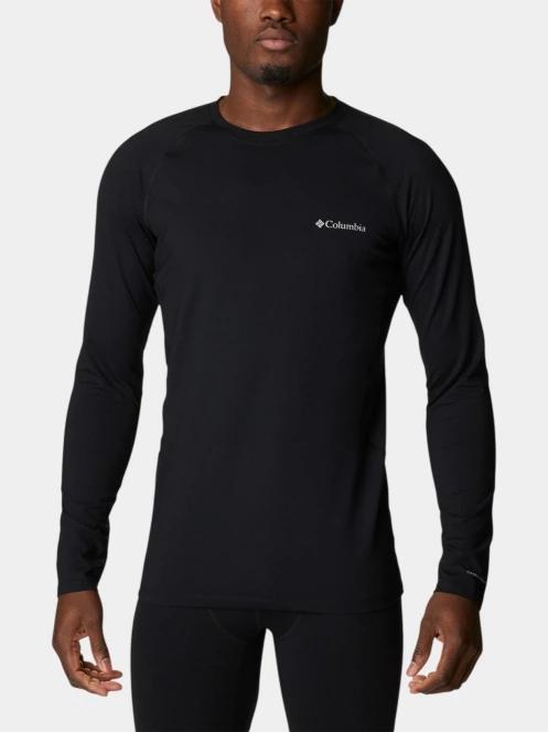 Columbia M Omni-Heat Infinity Knit Long Sleeve Crew férfi aláöltöző felső fekete színben 2