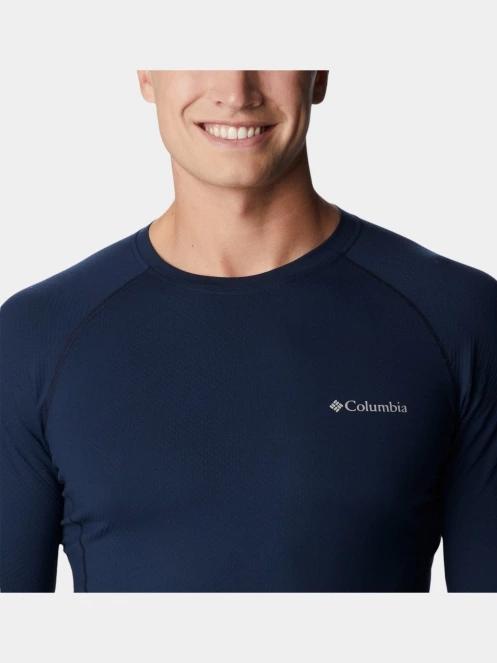 Columbia M Omni-Heat Infinity Knit Long Sleeve Crew férfi aláöltöző felső kék színben 5